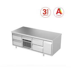 Low cooling counter with neutral drawer 1600 mm P226