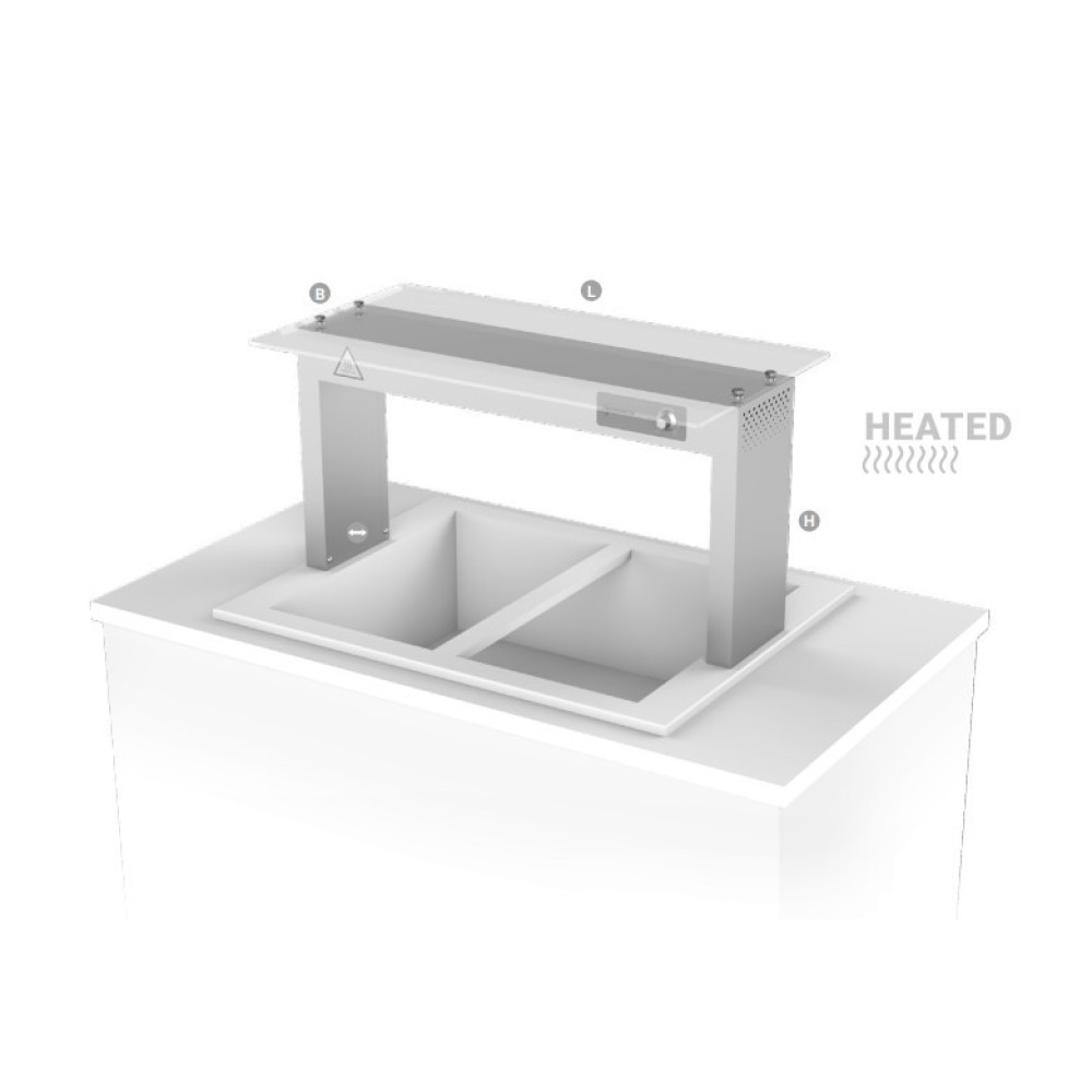 Heated Shelf for Buffet 1718 mm