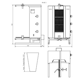 Gaasikebabimasin MU GD3/S 40kg