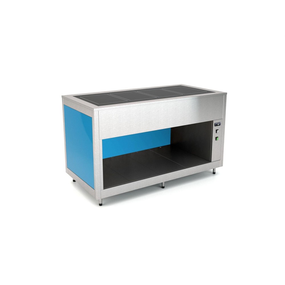 Omnia Tempered Glass Buffet - Premium Heated Display