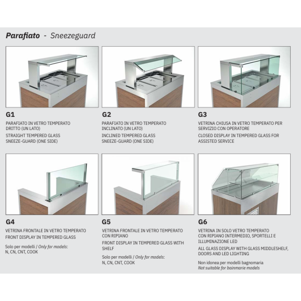 Buffet Chaud Omnia 3BM - Options de Matériaux Variés