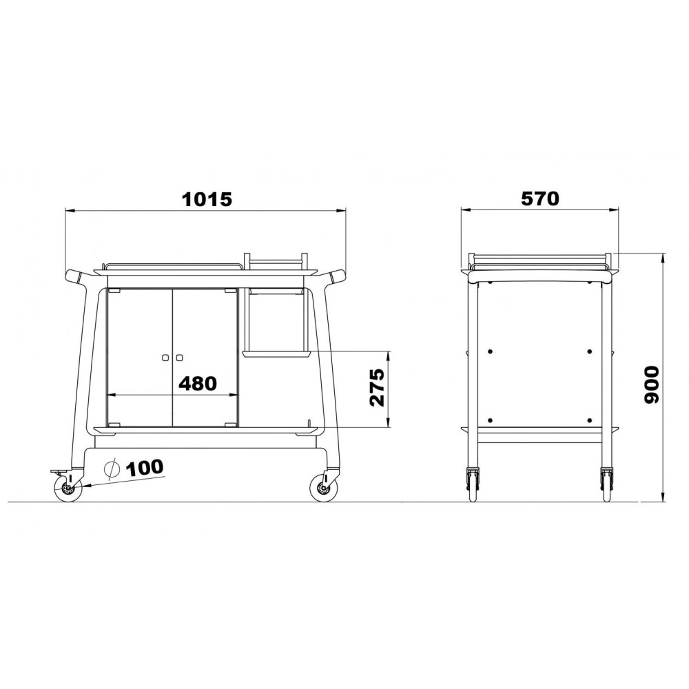 Tea trolley ARIANNA TEA