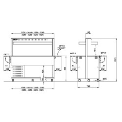 REFRIGERATED BUFFET ATHENA 6 R/M