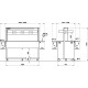 Bain-marie heating  with heating halogen lamps ATHENA 4BM HALO