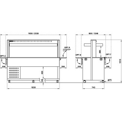 REFRIGERATED BUFFET ATHENA 5 R