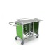 TROLLEY FOR DISTRIBUTION OF READY-TO-SERVE TRAYS B-CARE