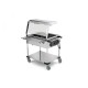 BAIN MARIE TROLLEY WITH HALOGEN LAMPS  2 GN1/1 COMPASS 2 HALO