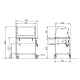 BAIN MARIE TROLLEY WITH LED LIGHTING 2 GN1/1 COMPASS 2 LED