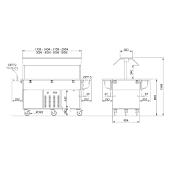 REFRIGERATED BUFFET HEKO 5R