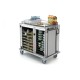 HEATED AND NEUTRAL DOUBLE COMPARTMENT TROLLEY FOR MEAL DISTRIBUTION THERMOCARE