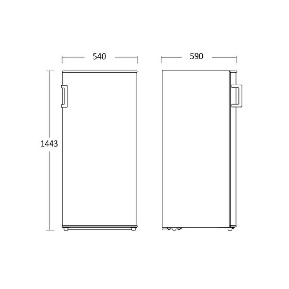 Šaldiklis SFS 209 W