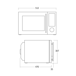 Microwave oven MIC 2501