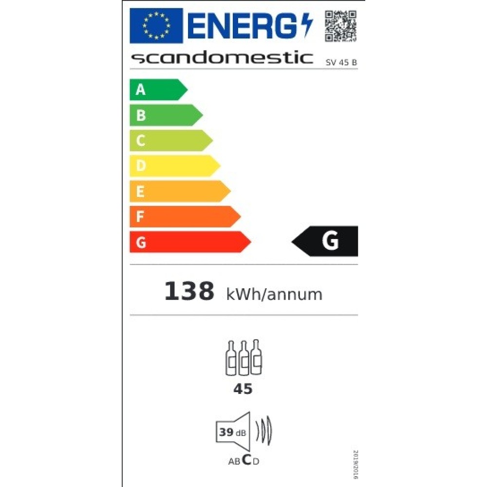 Wine cooler SV45B