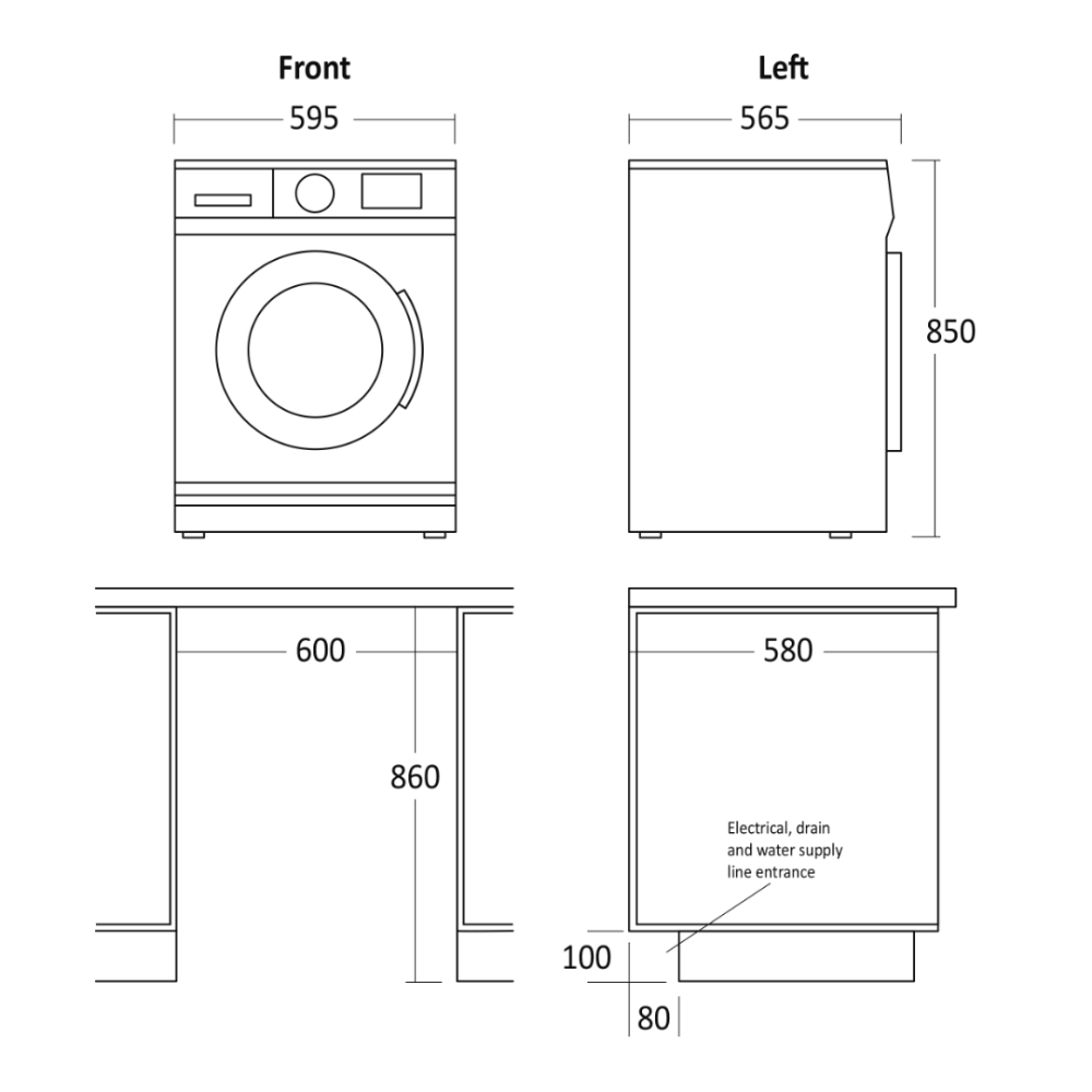 Washing machine WAH 2908 W