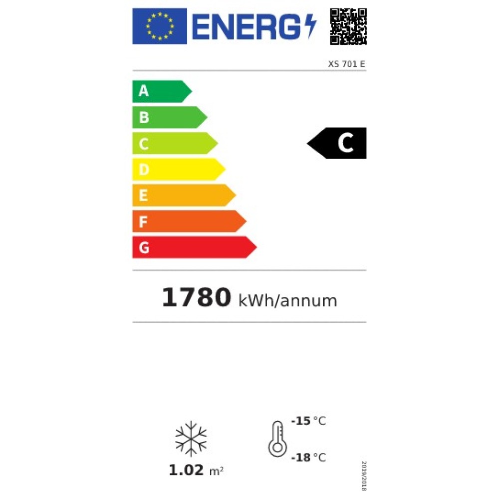 Vitrīna-saldētava XS701E