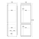 Built-in refrigerator BIC 336 W