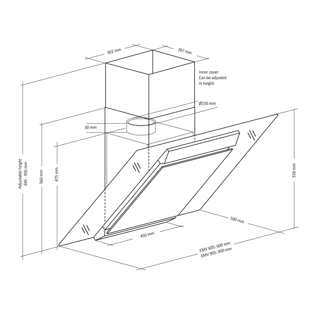 Cooker hood EMV905