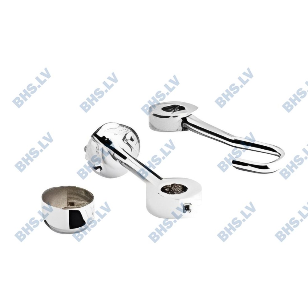 CHROMED BRASS WALL FIXING KIT