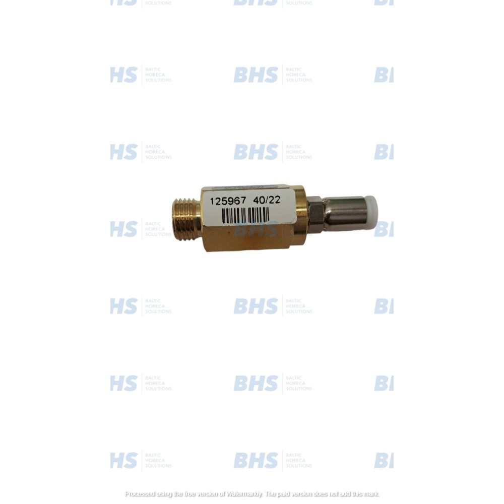 Safety valve brass 16bar M10x1-4