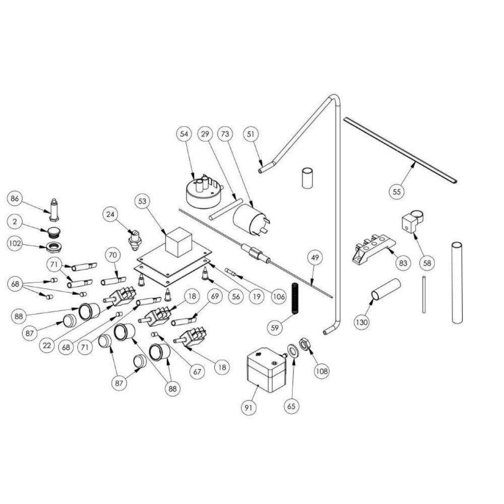 DISHWASHER EXPLODED VIEWS - SPARE PARTS