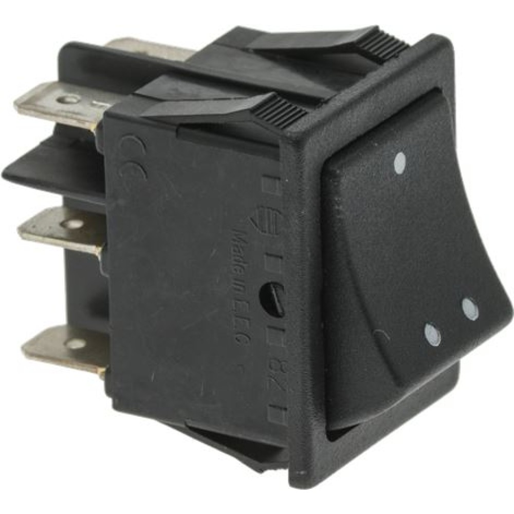 CHANGEOVER SWITCH 2 POLE BLACK BU. SCREE