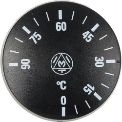 KNOB BLACK ø 41 mm 0-90°C