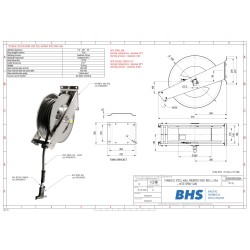 Wall mounted hose reels SR08A