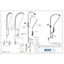 PRE-RINSE FAUCET WITH SHOWER HEAD P20156