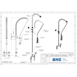 PRE-RINSE FAUCET WITH SHOWER HEAD P20127