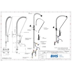 PRE-RINSE FAUCET WITH SHOWER HEAD P20129