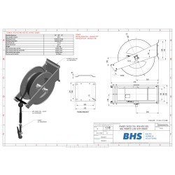 Wall mounted hose reels SR15A