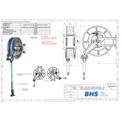 Wall mounted hose reels SR31A