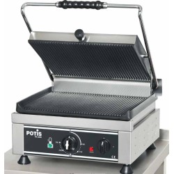 Contact grill Potis 2745E grooved/grooved