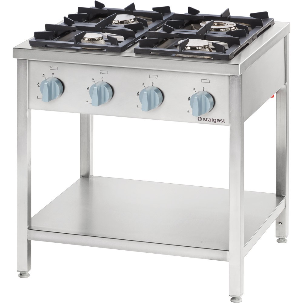 Gas cooker with 4 burners 800 22,5 kW