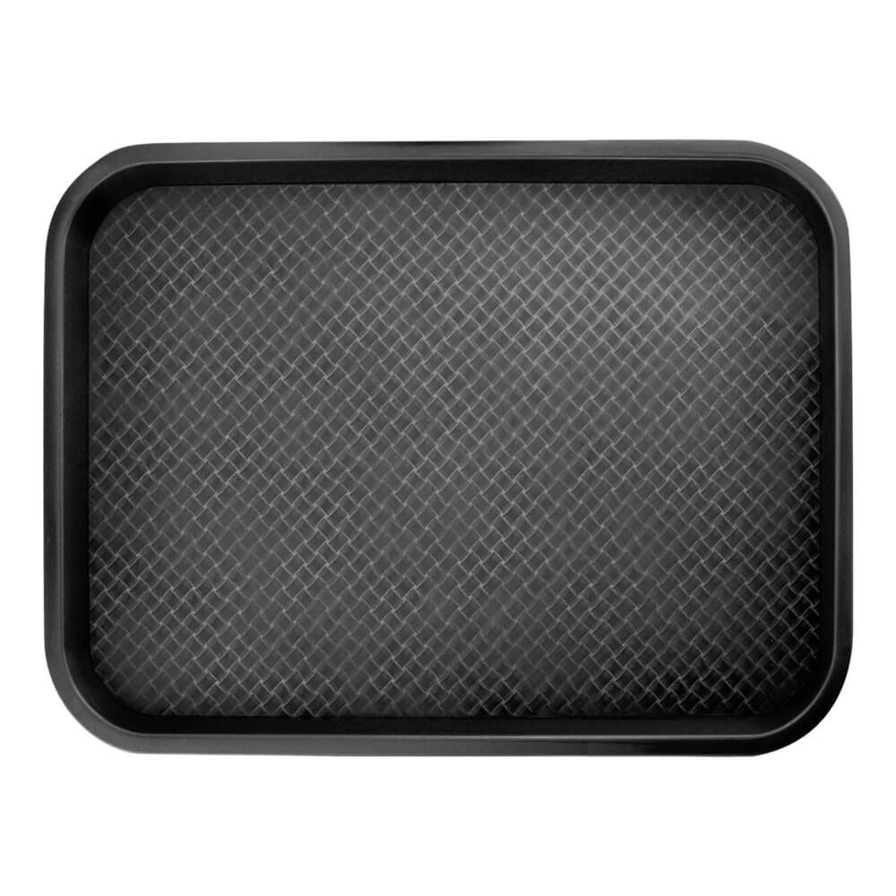 Square tray, black 45x35 cm