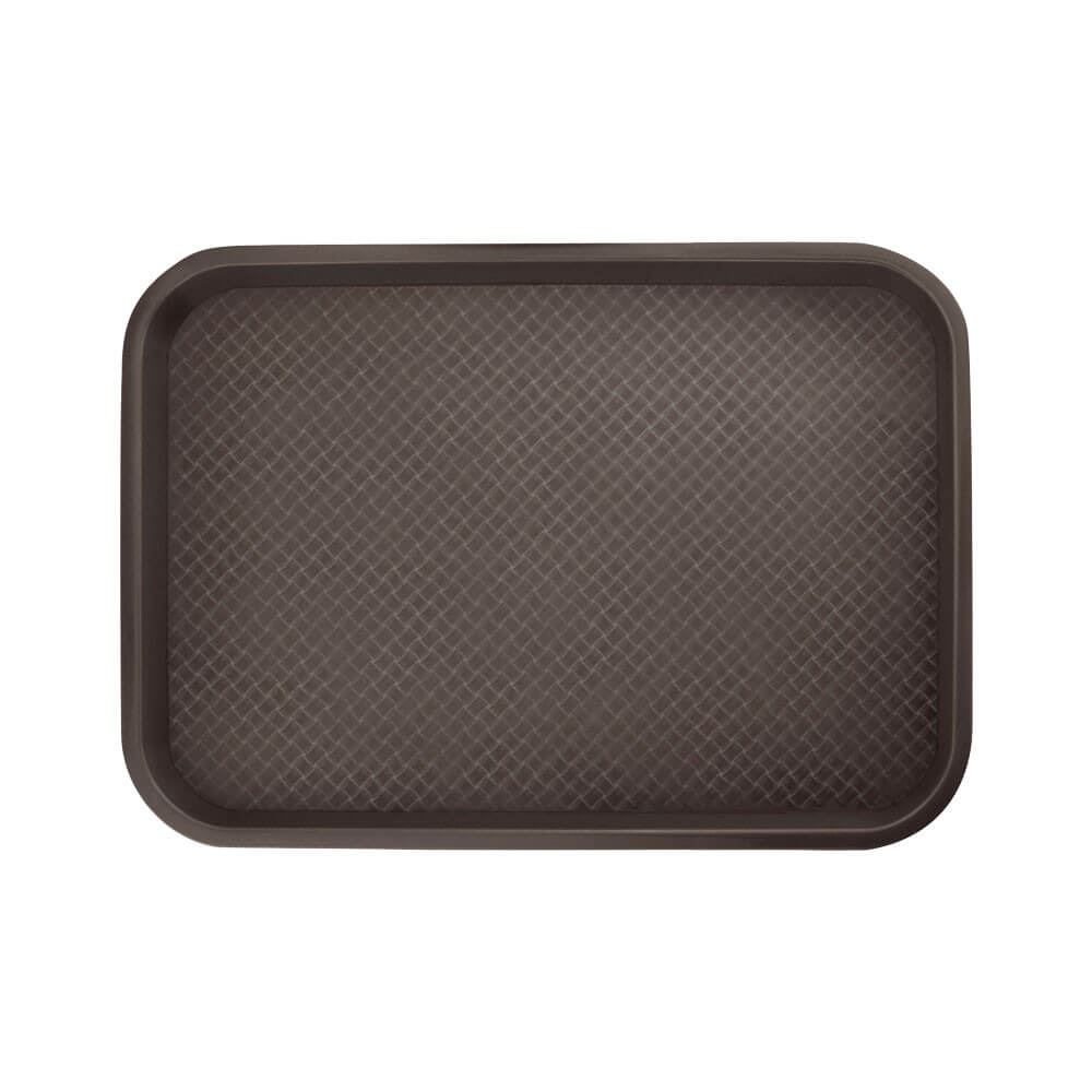 Square tray, brown 25x35 cm