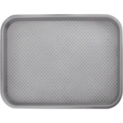 Square tray, gray 25x35 cm