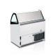 Ice cream freezer with low front glass 255l