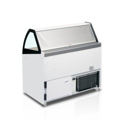 Ice cream freezer with low front glass 325l