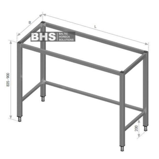 Frames for work tables 600