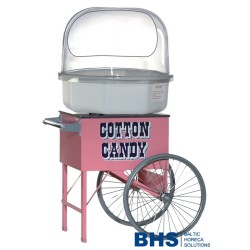 Cart for cotton candy machine