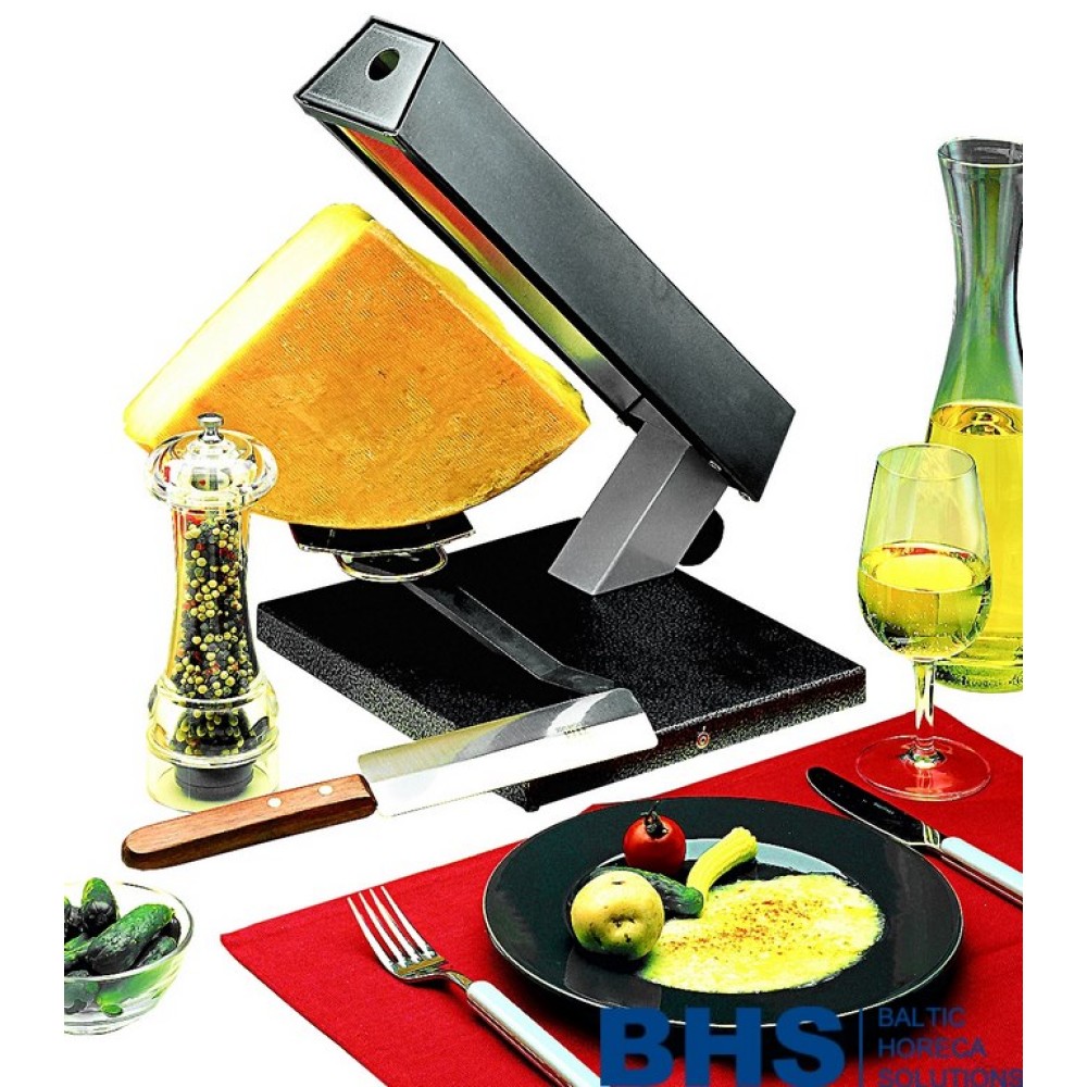 Raclette grill for 1/4 cheese