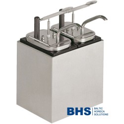 Sauce dispenser with 2 pumps