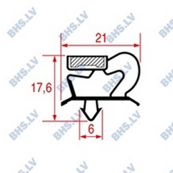 SNAP-IN DOOR GASKET 395x295 mm