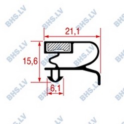 SNAP-IN GASKET L1014 LENGTH 2000 mm