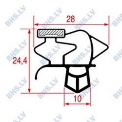 SNAP-IN GASKET 1515x630 mm