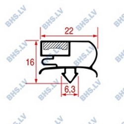 SNAP-IN GASKET 1635x600 mm