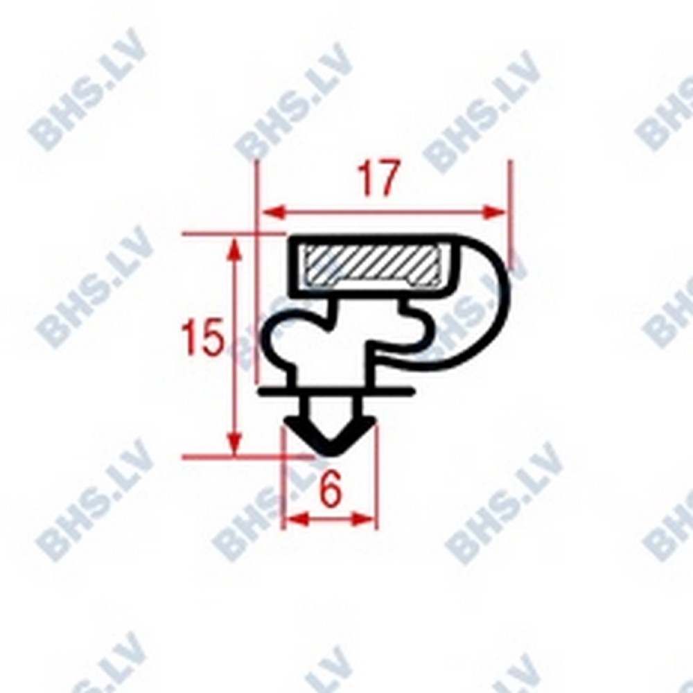 SNAP-IN GASKET 1330x490 mm