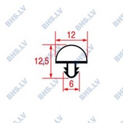 SNAP-IN GASKET L1065 LENGTH 2300 mm