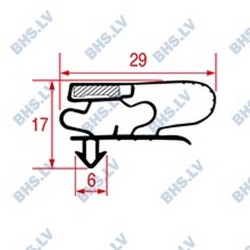 SNAP-IN GASKET 1358x573 mm